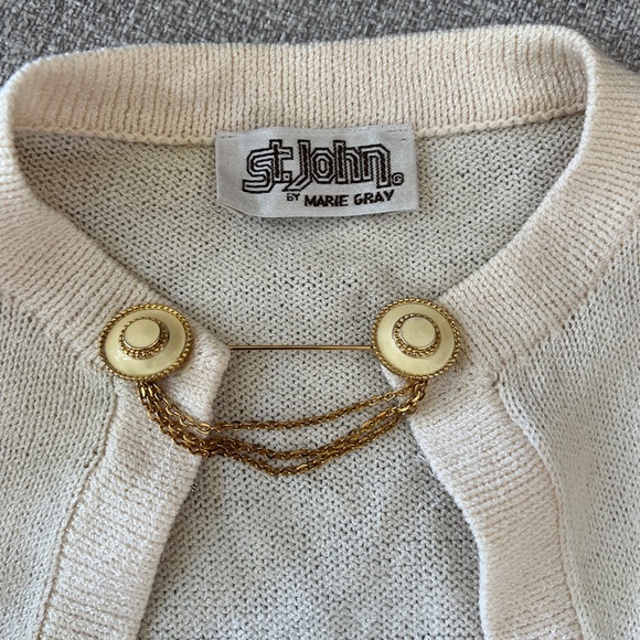 St. John by Marie Gray 3 piece knit size 8 suit - Picture 9 of 14